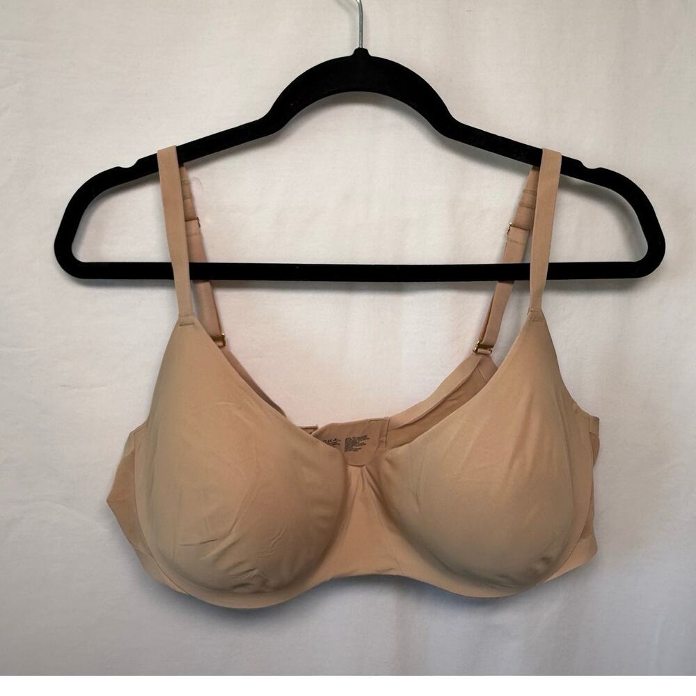 Soma Lightly Lined Scoop Balconette Bra, Sand, Size 38DD